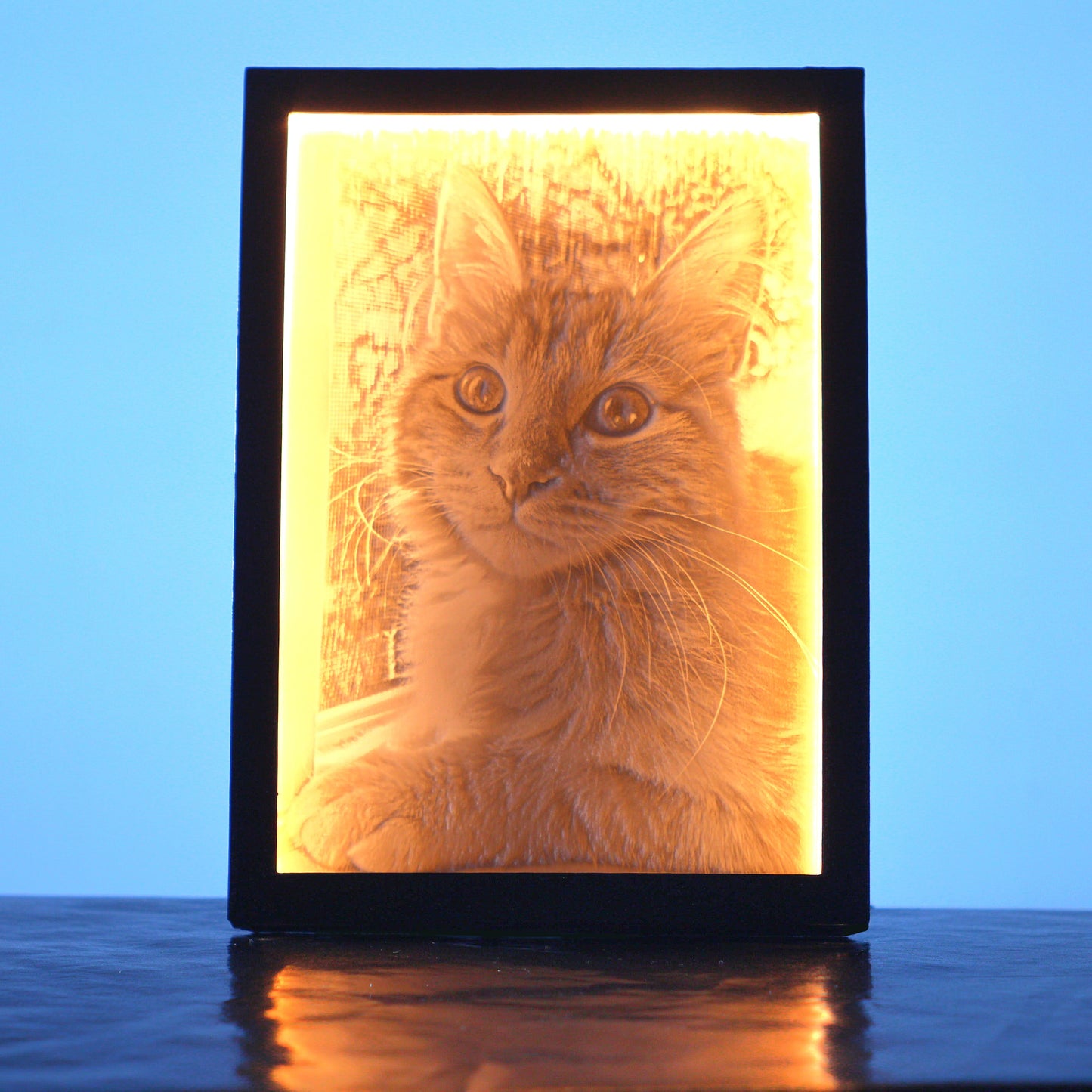 Lithoframe - Custom LED Light Up Photo Frame Lamp