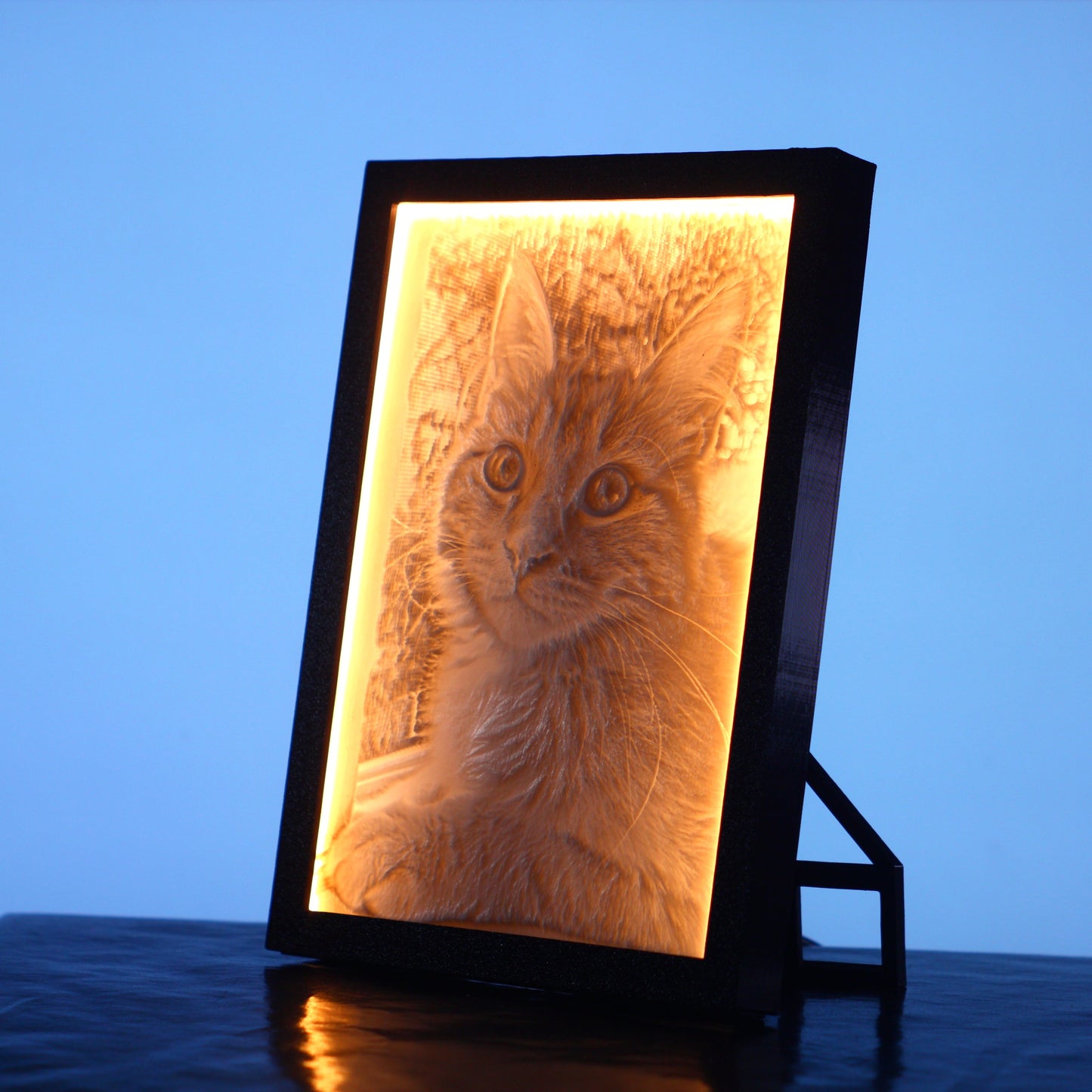 Lithoframe - Custom LED Light Up Photo Frame Lamp